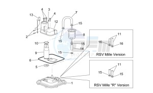 RSV 2 1000 drawing Fuel pump I