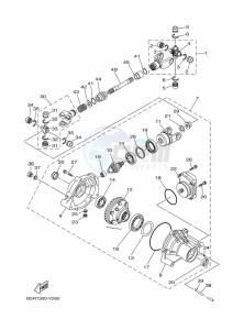 YFM450FWBD KODIAK 450 EPS (BEYB) drawing FRONT DIFFERENTIAL