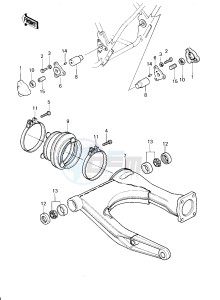 KZ 1300 B [B2] drawing SWING ARM