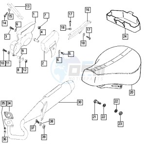 SPORT-R_K7 50 K7 drawing Seat-exhaust