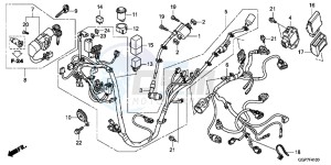 NSC50E Vision 50 - NSC50E UK - (E) drawing WIRE HARNESS (NSC50/MPD/WH)