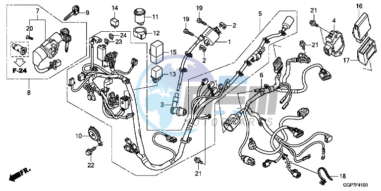 WIRE HARNESS (NSC50/MPD/WH)