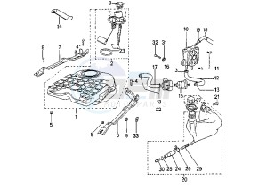 SV 100 L - 100 cc drawing FUEL TANK