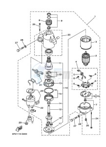 FL200C drawing STARTER-MOTOR