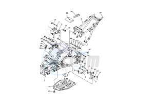 YFM RR RAPTOR 660 drawing FRAME