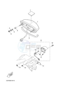 YZF-R125 R125 (5D7P 5D7P 5D7P) drawing TAILLIGHT