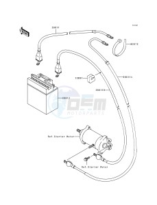 JF 650 B [TS] (B3-B7) [TS] drawing ELECTRICAL EQUIPMENT