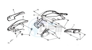 HD 200EVO EFI drawing HEAD LIGHTCOWLING / INDICATORS