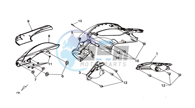 HEAD LIGHTCOWLING / INDICATORS