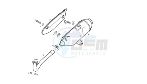 GP1 - 125 CC VTHPS1A1A EU2 drawing EXHAUST