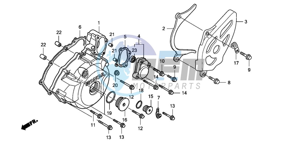 LEFT CRANKCASE COVER