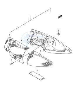 AE50 (E1) drawing REAR COMBINATION LAMP