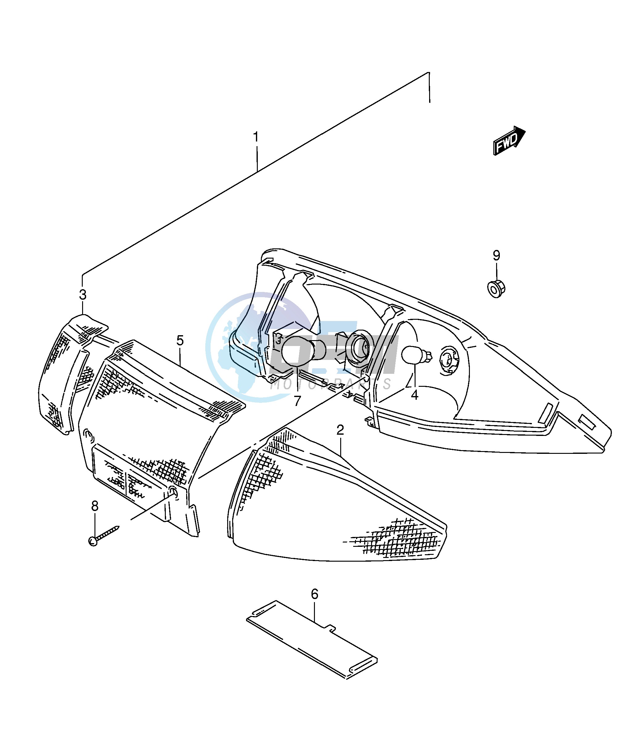 REAR COMBINATION LAMP