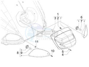 S 50 2T College drawing Tail light - Turn signal lamps