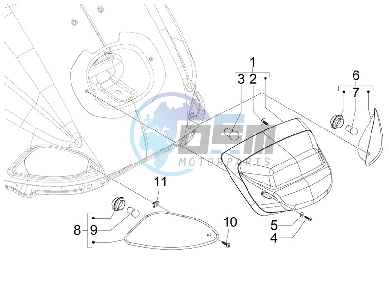 Tail light - Turn signal lamps