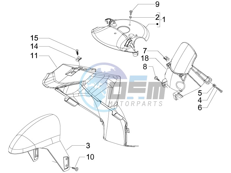 Wheel housing - Mudguard