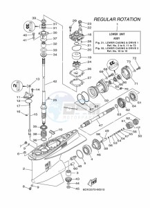 F250GETX drawing PROPELLER-HOUSING-AND-TRANSMISSION-1