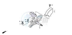 TRX250EX SPORTRAX 250 EX drawing KNUCKLE