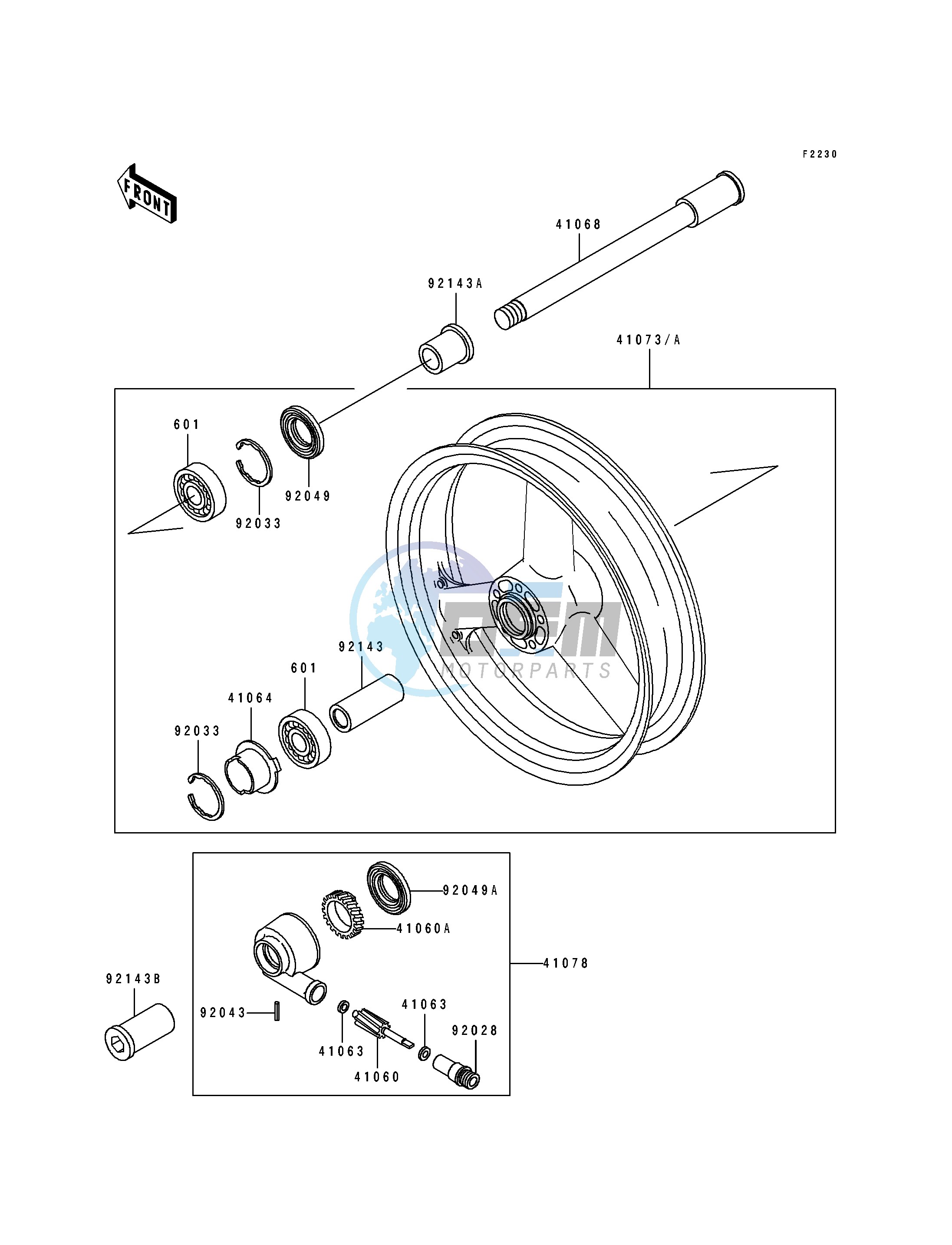 FRONT HUB