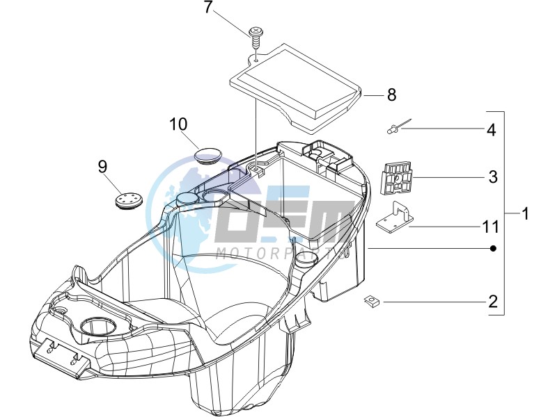 Helmet box - Undersaddle