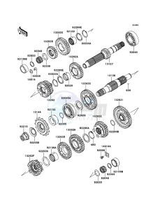 VERSYS_ABS KLE650DEF XX (EU ME A(FRICA) drawing Transmission