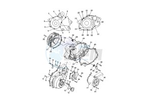 MT-03 660 drawing CRANKCASE COVER