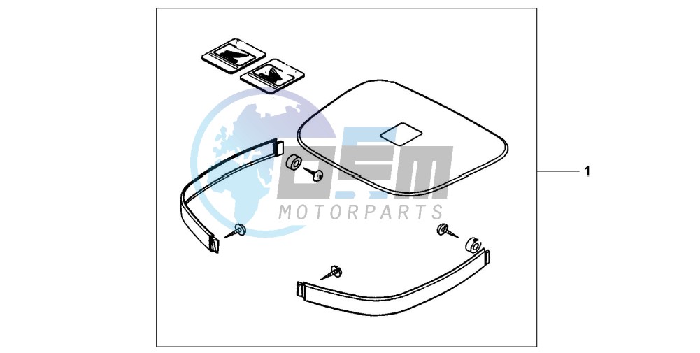 TOP BOX PANEL KIT - NH-A13M