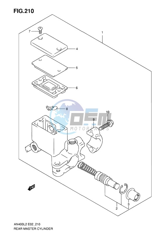 REAR MASTER CYLINDER