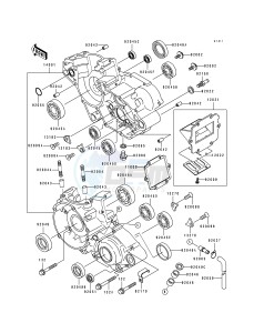 KX 125 K [KX125] (K) [KX125] drawing CRANKCASE