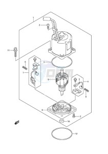 DF 200 drawing PTT Motor (Type: X)