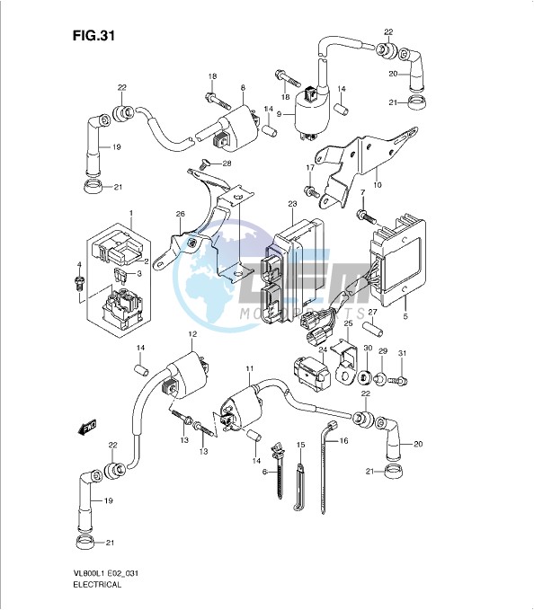 ELECTRICAL (VL800CL1 E2)