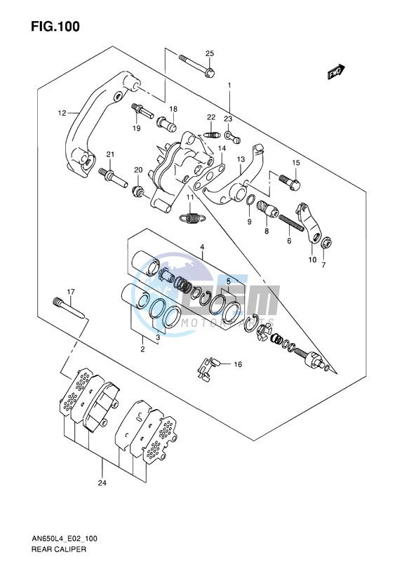 REAR CALIPER