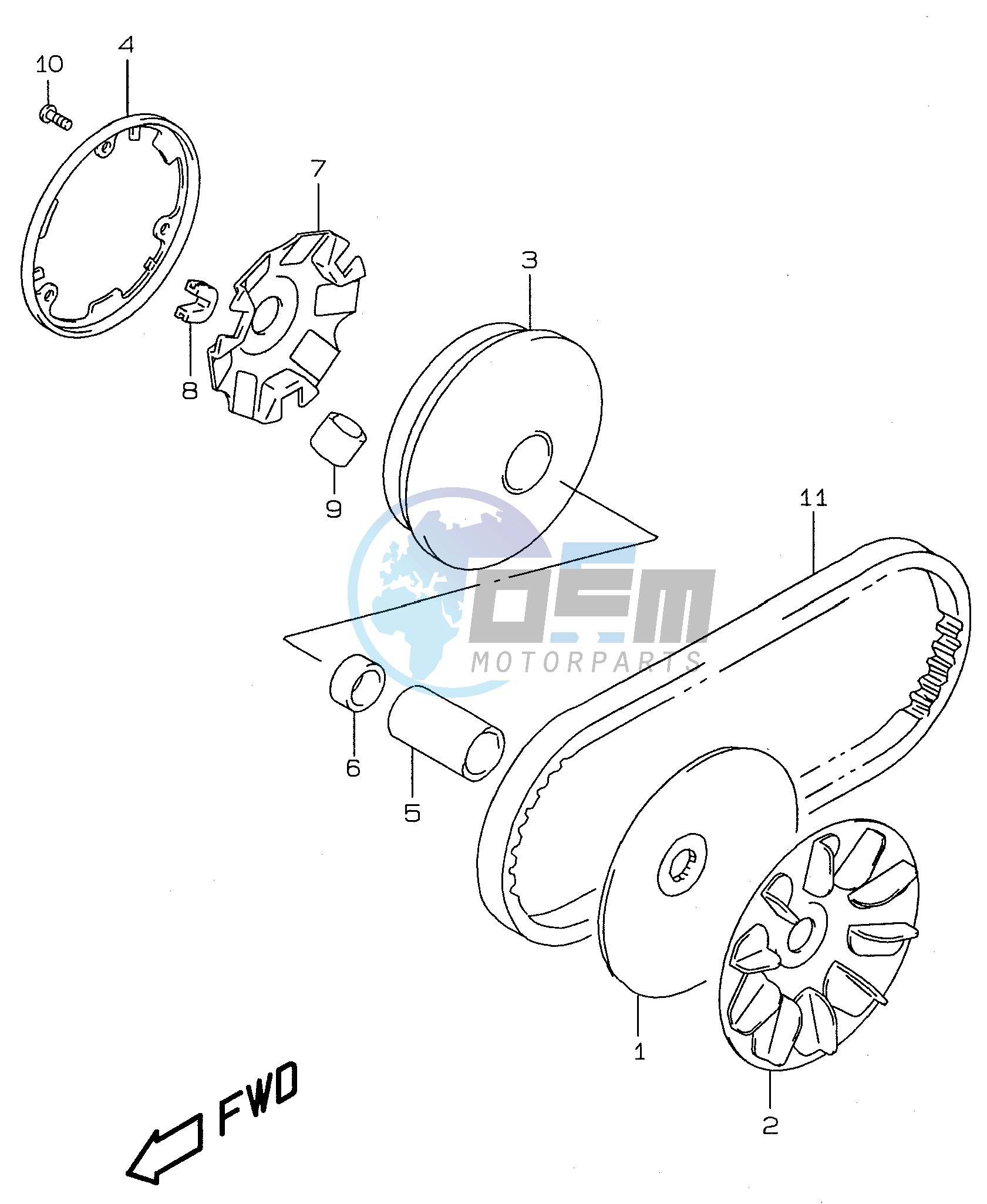 TRANSMISSION (1) (model AY50 K1)