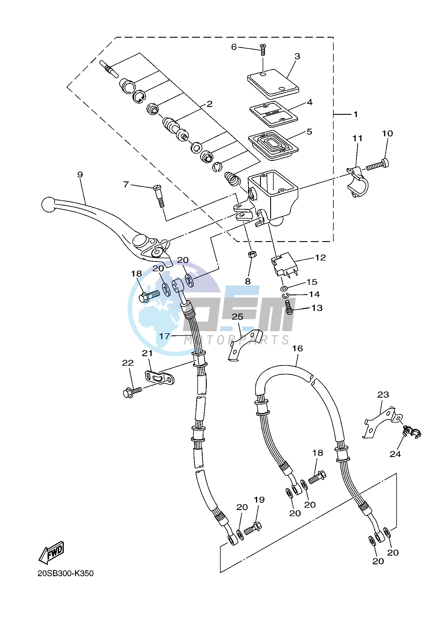 FRONT MASTER CYLINDER