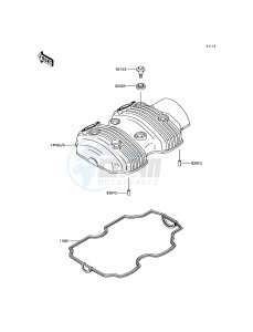 W800 EJ800AGS GB XX (EU ME A(FRICA) drawing Cylinder Head Cover