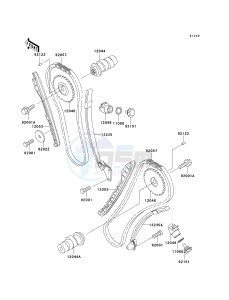 VN 800 C [VULCAN 800 DRIFTER] (C1 CAN ONLY-C2) [VULCAN 800 DRIFTER] drawing CAMSHAFT-- S- -_TENSIONER