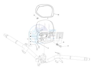 Liberty 50 4t drawing Meter combination - Cruscotto