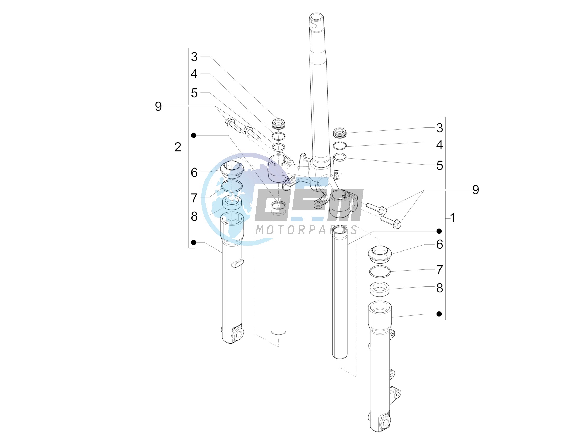 Fork's components (Wuxi Top)