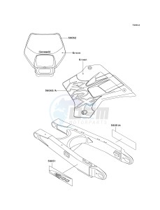 KDX 200 H [KDX200] (H6-H9) [KDX200] drawing DECALS-- KDX200-H7- -