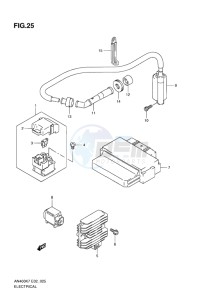 AN400Z ABS BURGMAN EU-UK drawing ELECTRICAL