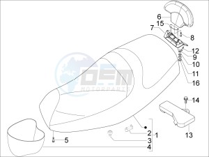 MP3 400 ie lt MP3 400 ie lt Sport drawing Saddle seats - Tool roll