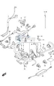 DF 9.9B drawing Harness Remote Control