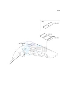 KX 250 N [KX250F] (N1) [KX250F] drawing LABELS