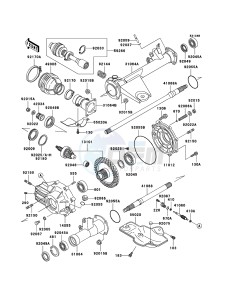 KLF300 4x4 KLF300-C17 EU GB drawing Drive Shaft(Rear)