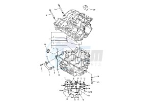 YZF R1 1000 drawing CRANKCASE