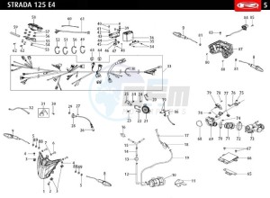 STRADA-125-EURO-4-BLACK drawing ELECTRICAL SYSTEM