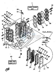 60FE-60FET drawing CYLINDER--CRANKCASE