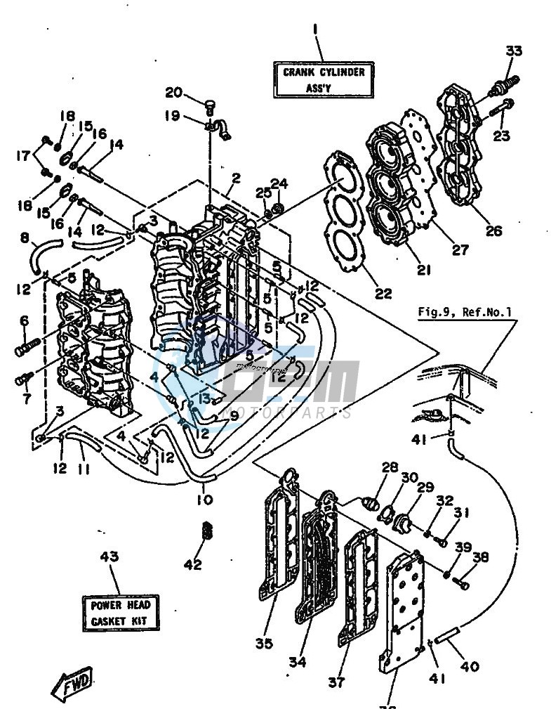 CYLINDER--CRANKCASE