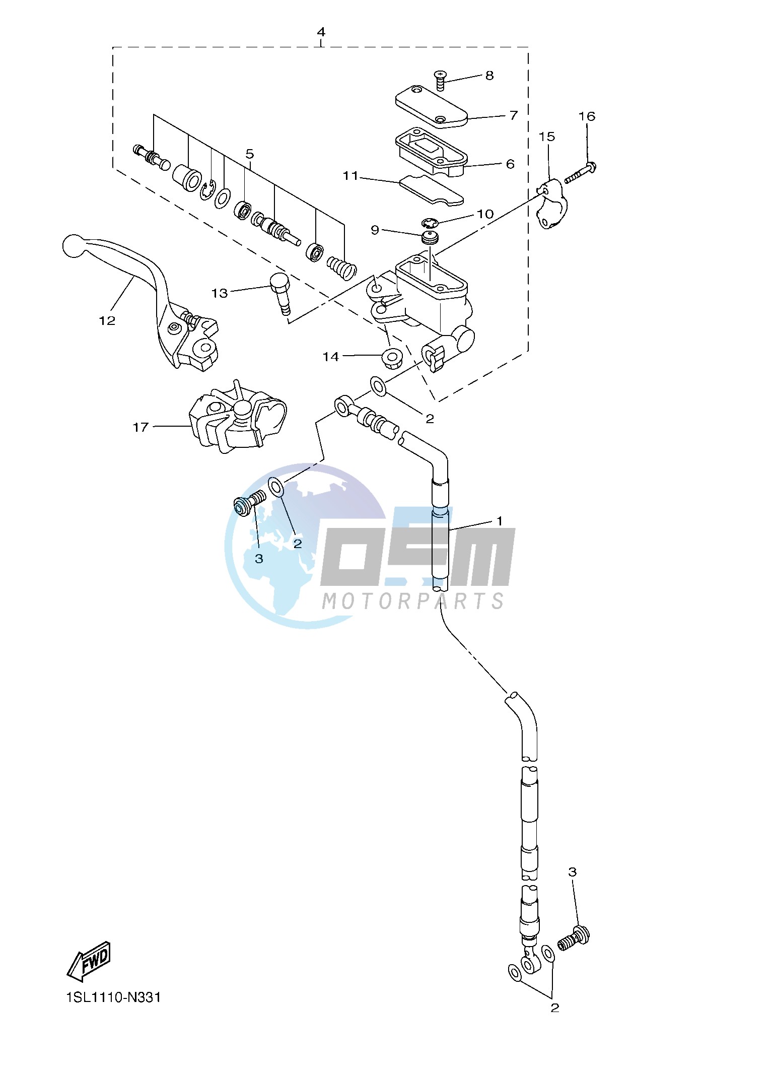 FRONT MASTER CYLINDER