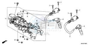 CBR500R England - (3ED) drawing IGNITION COIL